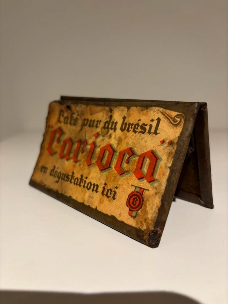 Ancien objet publicitaire en émail, Maison & Meubles, Accessoires pour la Maison | Tableaux à écrire & Proverbes, Utilisé, Enlèvement ou Envoi