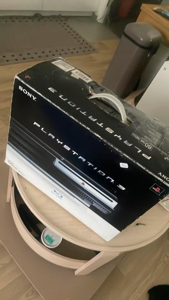 PS3 60GB retro compatible, Games en Spelcomputers, Spelcomputers | Sony PlayStation 3, Gebruikt, Phat, 60 GB, Met 1 controller