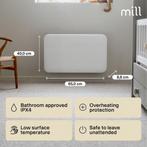 Elektrisch Verwarmingspaneel, merk MILL 600W, WIFI mogelijk, Doe-het-zelf en Bouw, Ophalen, 30 tot 80 cm, 500 tot 800 watt, Hoog rendement (Hr)