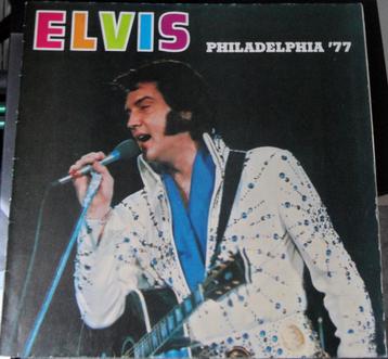 Zeldzame LP hoes Elvis in Philadelphia '77 beschikbaar voor biedingen