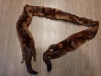 Bruine sjaal nerts., Kleding | Dames, Ophalen of Verzenden, Zo goed als nieuw, Sjaal