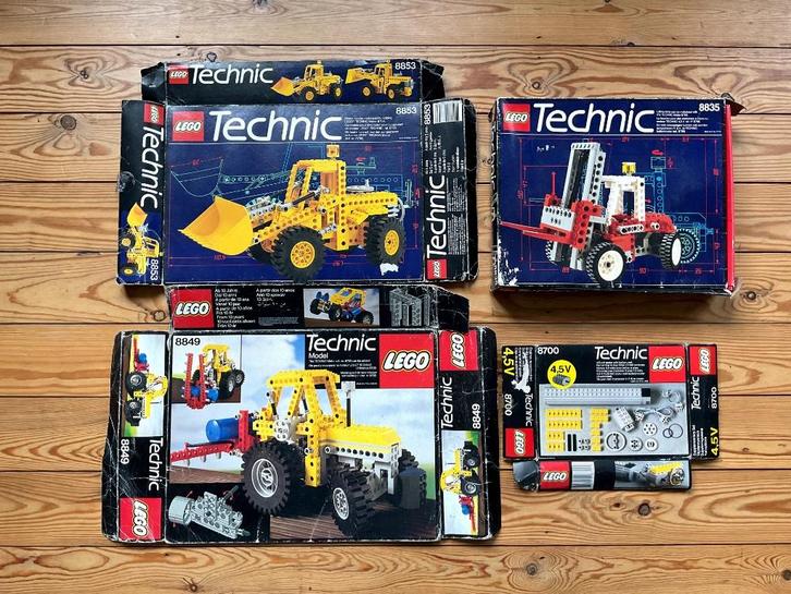 Set Vintage Lego Technic, Kinderen en Baby's, Speelgoed | Duplo en Lego, Gebruikt, Lego, Complete set, Ophalen of Verzenden