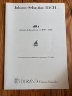 Aria - Johann Sebastian Bach, Muziek en Instrumenten, Ophalen, Zo goed als nieuw, Klarinet