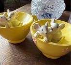 2 decoratie tassen met muisjes, Kinderen en Baby's, Ophalen of Verzenden, Zo goed als nieuw, Overige typen