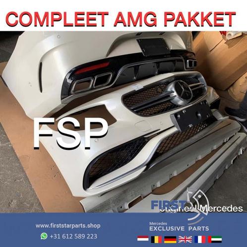 W217 Origineel S63 AMG bumper set mercedes S Klasse wit pakk, Auto-onderdelen, Carrosserie, Bumper, Mercedes-Benz, Voor, Achter