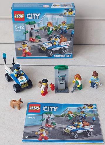 Lego City 60136 - politie startersset beschikbaar voor biedingen