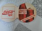 oud bierviltje coca cola light, Ophalen of Verzenden, Zo goed als nieuw, Gebruiksvoorwerp