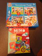 Puzzle en memory spel, Ophalen of Verzenden, Zo goed als nieuw