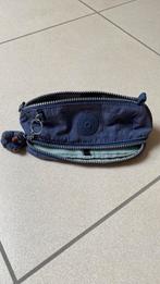 Kipling etui blauw, Gebruikt