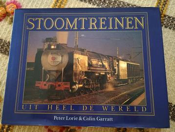 Boek "Stoomtreinen uit heel de wereld" (Lorie &  Garratt) beschikbaar voor biedingen