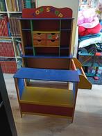Houten winkeltje kinderen, Kinderen en Baby's, Speelgoed | Houten speelgoed, Ophalen, Gebruikt, Meubelstuk of Keukentje