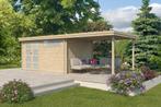 NIEUW modern tuinhuis met overkapping 3703EXT300, Verzenden, Nieuw