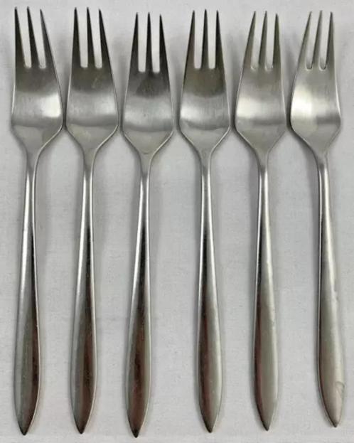 Gero Zilduro 750 Festi dessertvorken vorken 6 stuks 18cm set, Huis en Inrichting, Keuken | Bestek, Zo goed als nieuw, Verzenden