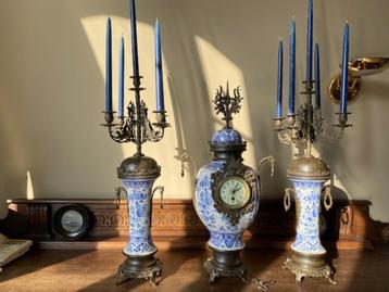 SCHOUWGARNITUUR DELFTS BLAUW beschikbaar voor biedingen