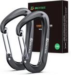 Mousqueton tactique | 8 cm | Forme en D | Nouveau