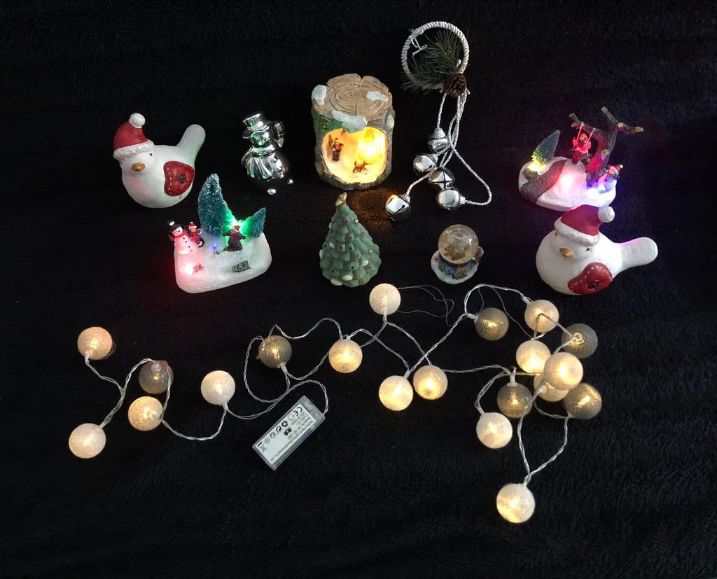 Pakket kerst decoratie 11 stuks., Diversen, Kerst, Ophalen of Verzenden