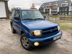 Mitsubishi Pajero Pinin 1.8i 5vit Airco SWB 3d 4x4 1Eig, Auto's, Mitsubishi, Stof, 1834 cc, Blauw, Bedrijf