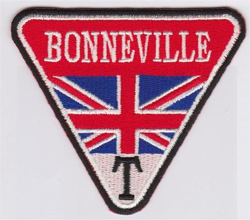 Triumph Bonneville stoffen opstrijk patch embleem #20, Motos, Accessoires | Autre, Neuf, Envoi