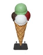 Schepijs ijsje 182 cm - reclame ijshoorn schepijs polyester, Verzamelen, Merken en Reclamevoorwerpen, Ophalen, Nieuw