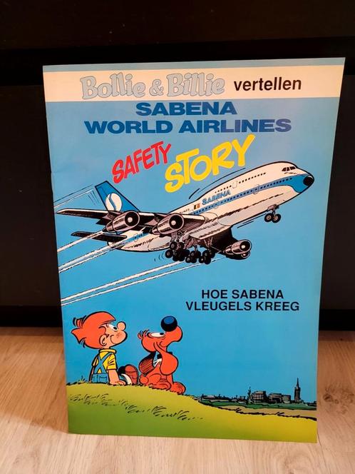 Bollie & Billie vertellen Sabena World Airlines Safety Story, Verzamelen, Sabenasouvenirs, Ophalen of Verzenden