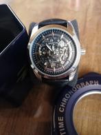 Montre martyn line 3902 automatic black skeleton, Handtassen en Accessoires, Horloges | Heren, Ophalen, Nieuw