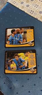 2 Voetbalkaarten / Megakicks / Club Brugge / 2010-2011, Collections, Articles de Sport & Football, Affiche, Image ou Autocollant