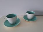 2 kop en schotels jaren 50 Poole England, Ophalen