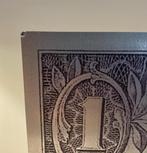 BANKSY: metalen rekening. Uitgave in 6 exemplaren, Antiek en Kunst, Ophalen of Verzenden
