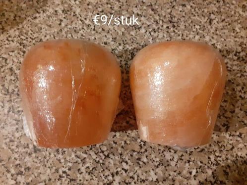 himalaya zout theelicht, Antiek en Kunst, Antiek | Kandelaars, Ophalen of Verzenden