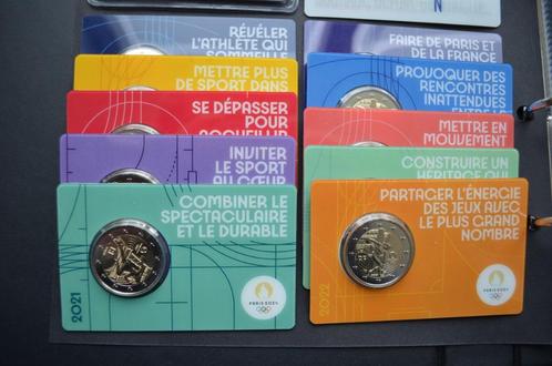 15 Coincards Jeux Olympiques 2€ - Monnaie de Paris, Postzegels en Munten, Munten | Europa | Euromunten, Setje, 2 euro, Frankrijk