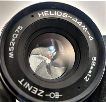 Helios 44M 4 + adapterring mogelijk (model 3) beschikbaar voor biedingen