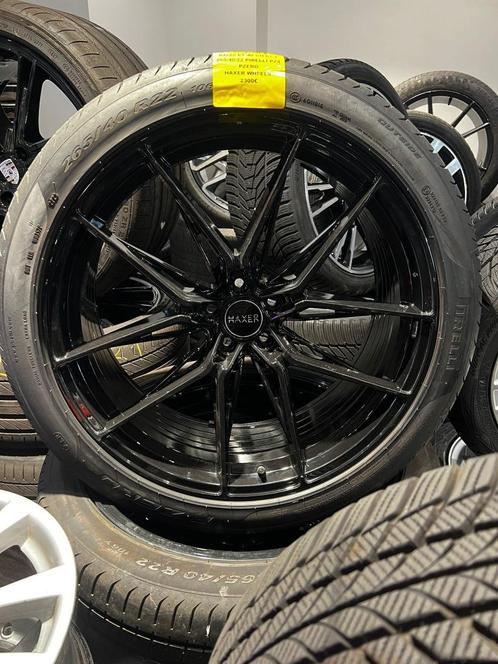 Complete 22 inch Haxer-set uitgerust met Pirelli-banden, Auto-onderdelen, Banden en Velgen, Band(en), Zomerbanden, Overige maten