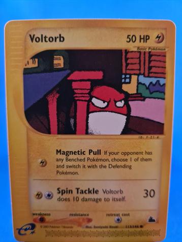 Voltorb 113/144 - Skyridge, Envoi, Utilisé