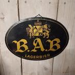 Pub en tôle bière BAB lagerbier, Collections, Utilisé, Enlèvement ou Envoi