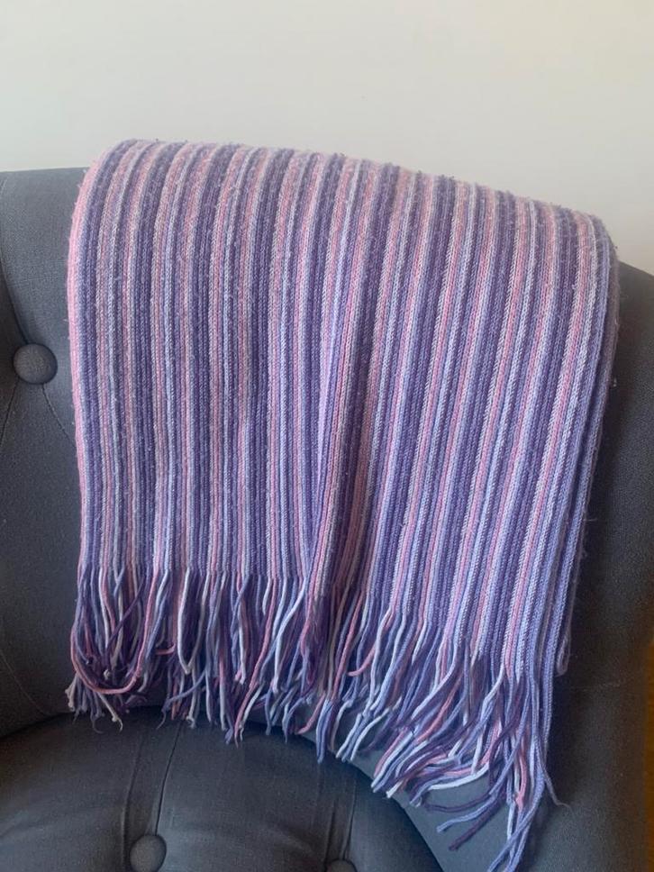 Gestreepte wollen sjaal in Paul Smith-stijl, Kleding | Dames, Mutsen, Sjaals en Handschoenen, Zo goed als nieuw, Sjaal, Ophalen of Verzenden