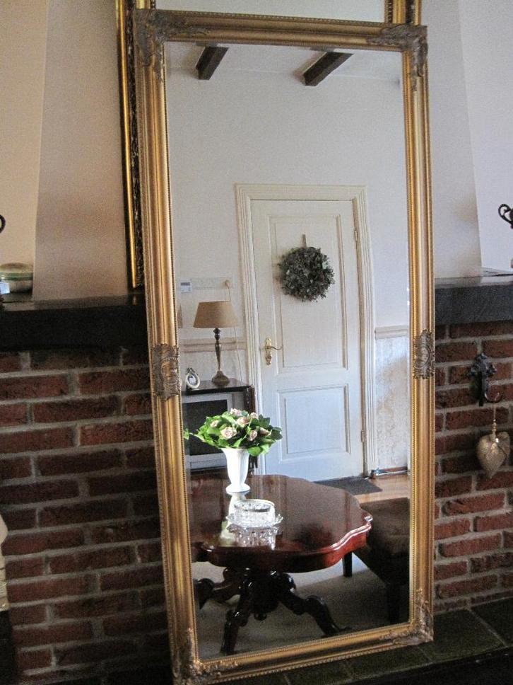 "Exclusieve" Old-Gold "Facet Geslepen"Lange!! "Barok"Spiegel, Maison & Meubles, Accessoires pour la Maison | Miroirs, Comme neuf