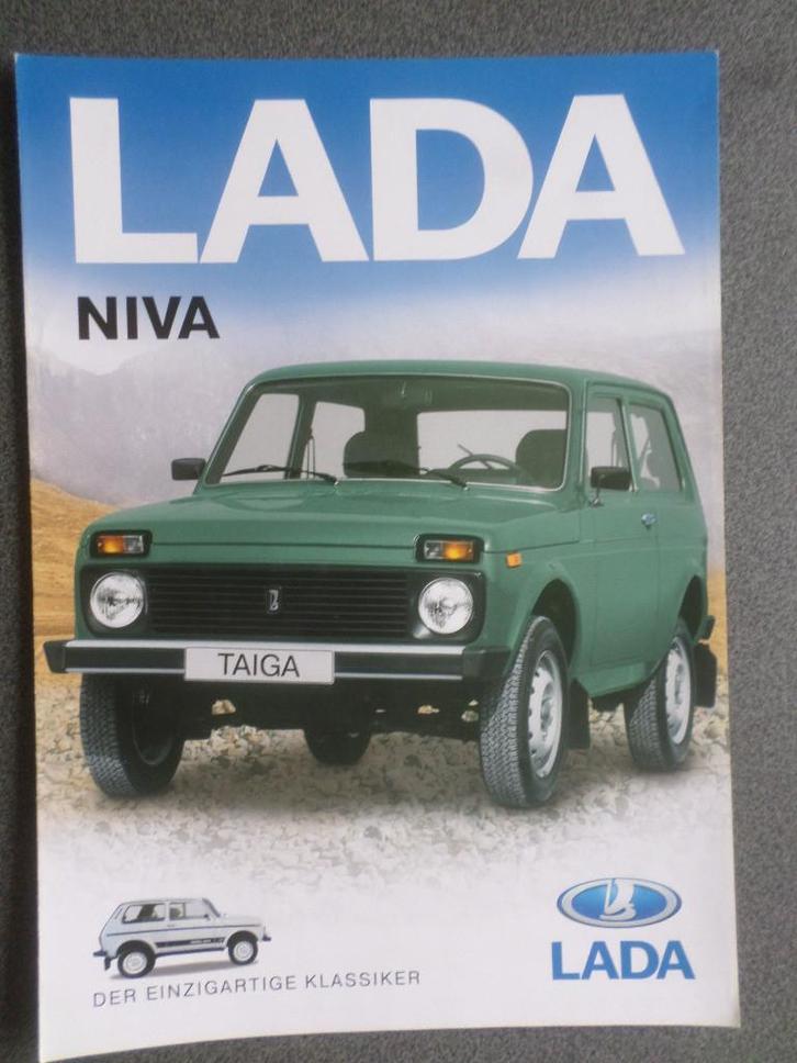 Brochure Lada Niva Taiga 2, Livres, Autos | Brochures & Magazines, Enlèvement ou Envoi