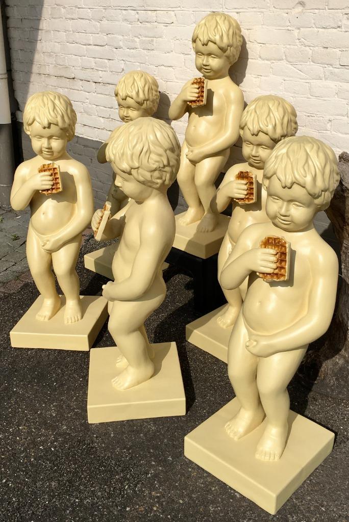 Manneken Pis reclame Beeld  met Belgische Wafel, Zakelijke goederen, Horeca | Meubilair en Inrichting, Decoratie, Nieuw in verpakking