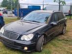 Mercedes break c200 benzine euro4 2004, Auto's, Zwart, Zwart, Leder, 5 deurs