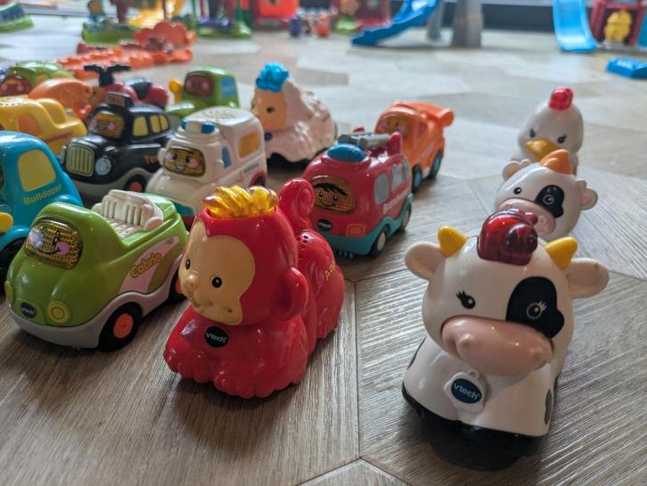 Toet toet auto & zoef zoef dieren GROOT LOT, Kinderen en Baby's, Speelgoed | Vtech, Gebruikt, 6 maanden tot 2 jaar, Ophalen
