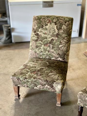 Paar antieke vuurstoelen - Napoleon III-stijl  beschikbaar voor biedingen