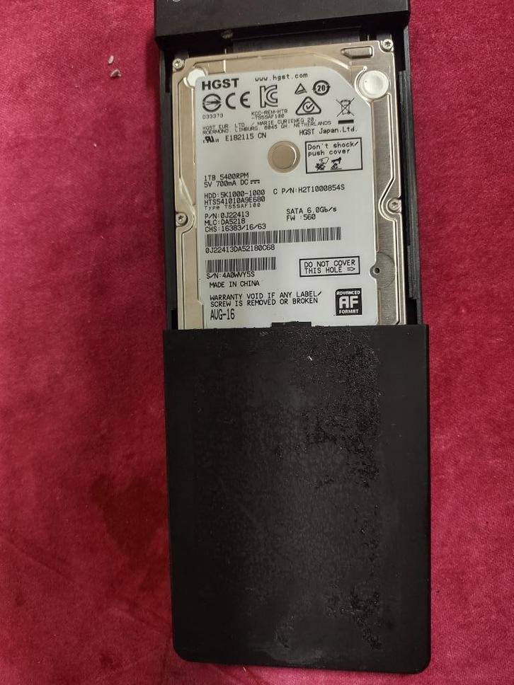 Set externe/interne 2,5" USB 3.0-harde schijven van 1 TB, Computers en Software, Harde schijven, Zo goed als nieuw, Desktop, Extern