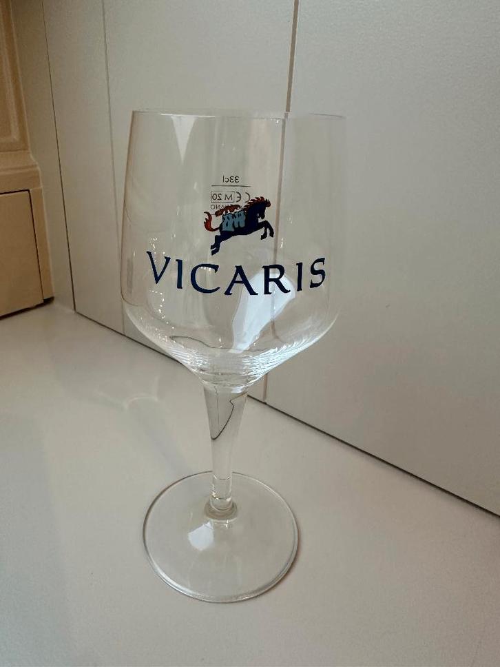 Vicaris Bierglas - 33 cl, Collections, Verres & Petits Verres, Neuf, Verre à bière, Enlèvement