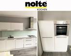 Duurzame Nolte rechte keuken totaal 462 cm kleur wit, Autres matériaux, Utilisé, Enlèvement ou Envoi, Blanc