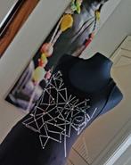 Top met zilver en strass MET en rok Costes, Maat 38/40 (M), Nieuw, Ophalen of Verzenden, Onder de knie