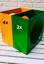 6 LP-Box à €30 per stuks. Vintage. 4x Oranje & 2x Groen., Langspeelplaten, Utilisé, Enlèvement ou Envoi