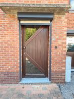 Houten raam dubbel glas, Doe-het-zelf en Bouw, Ophalen, Gebruikt, 80 tot 100 cm, Buitendeur