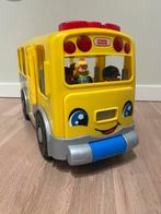 Fisher price schoolbus met mannetjes, Kinderen en Baby's, Speelgoed | Fisher-Price, Ophalen, Zo goed als nieuw, Duw- of Trekspeelgoed