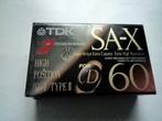 TDK SA-X Cassette(s) 60 minuten, Ophalen of Verzenden, Nieuw in verpakking, 2 t/m 25 bandjes, Origineel