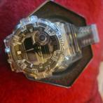 G Shock GA 700 SK horloge met licht gerookte band, Handtassen en Accessoires, Horloges | Heren, Casio, Kunststof, Polshorloge